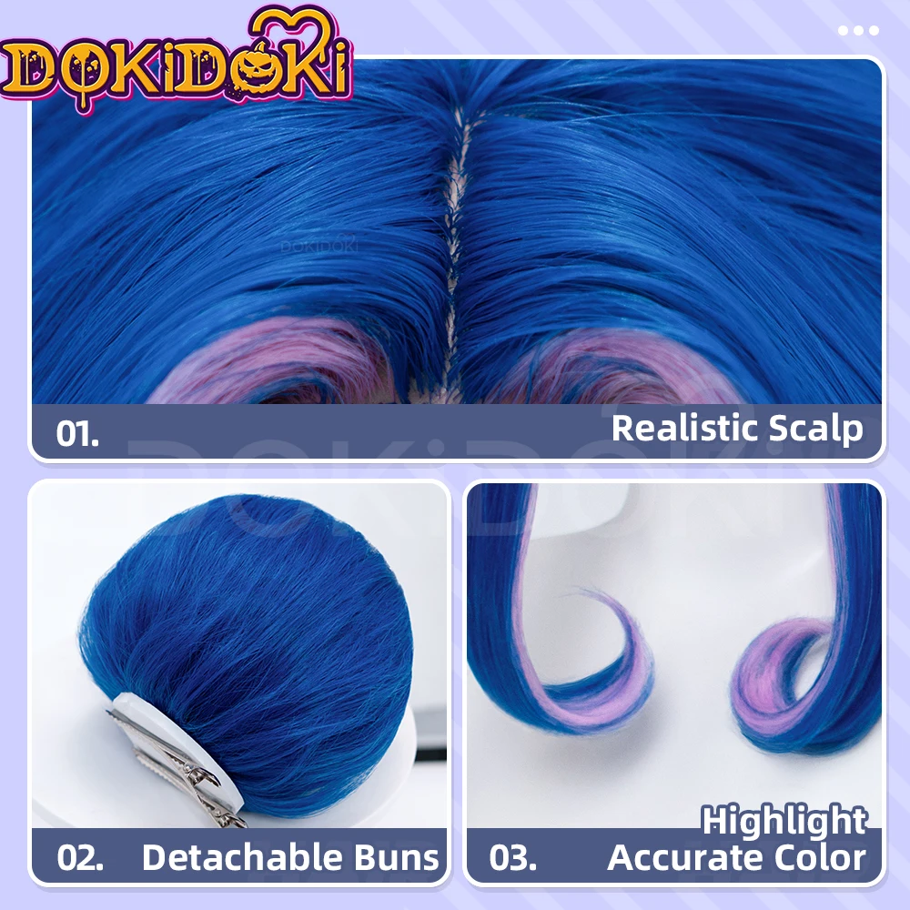 EN STOCK Peluca Guinevere Oliv - Anime Cosplay Blue Hair reseña y precio