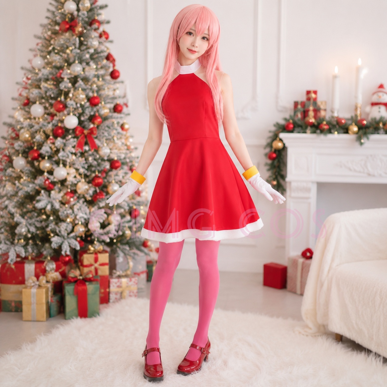 Disfraz de Cosplay de Amy Rose - Anime Cosplay Ladies reseña y precio