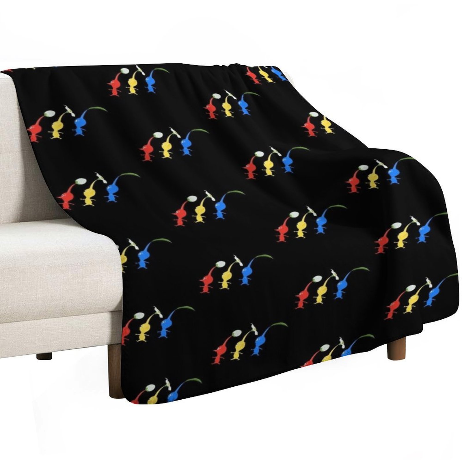 Manta de Cama Pikmin Running,  - Anime Cosplay Idea reseña y precio