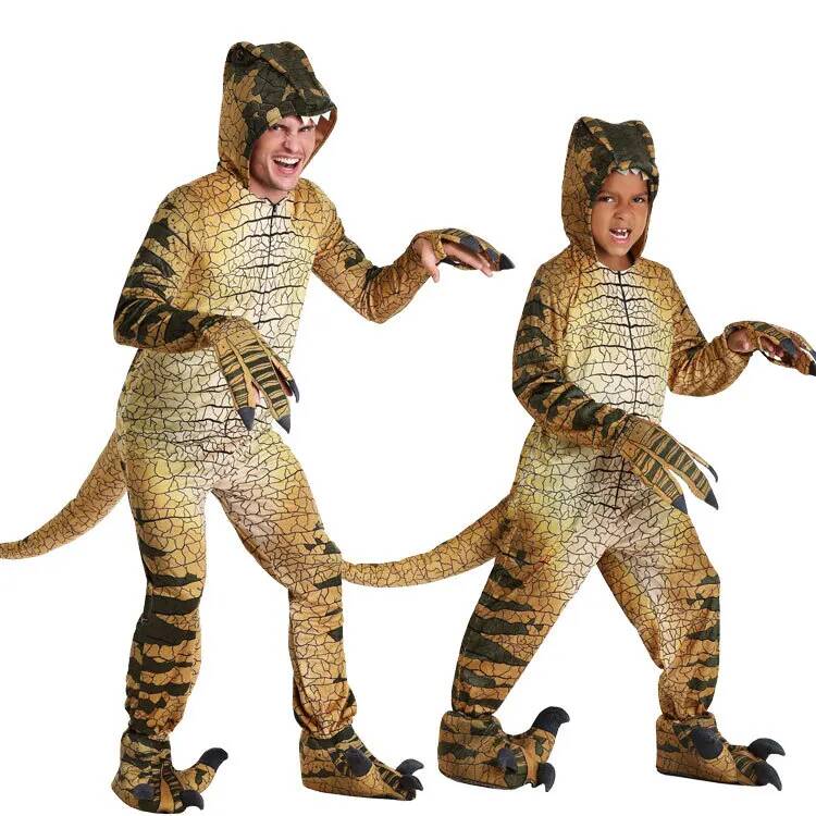 Disfraces de Dinosaurio Tirano - Anime Cosplay Jumpsuit reseña y precio