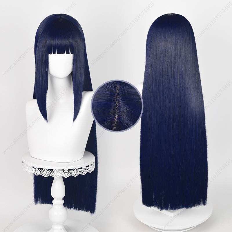 Peluca de cosplay de Hinata Hy - Anime Cosplay Blue Hair reseña y precio